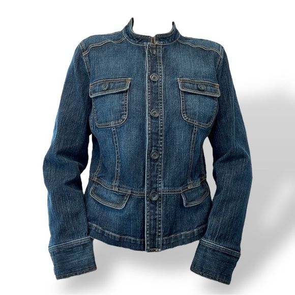 Stretch Denim Jacket - Picture 1 of 9